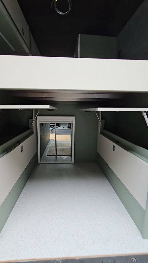 bed lifted garage cage