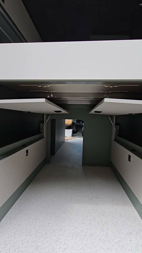 bed underside gas struts