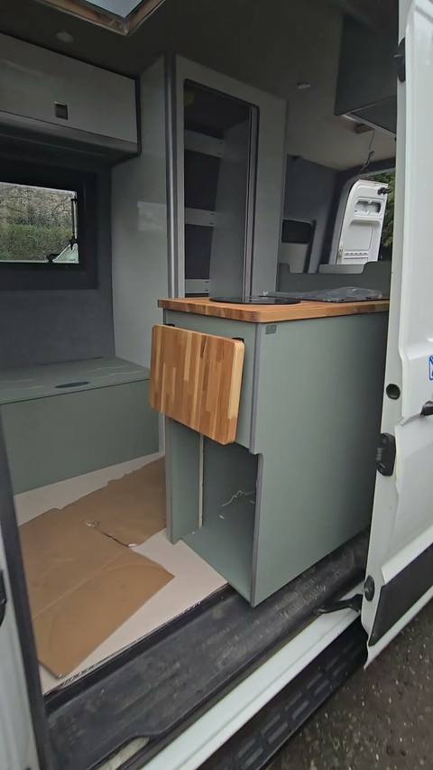 exterior door fold out table