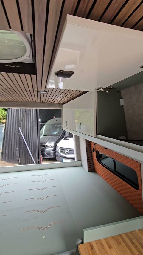 slat ceiling bed lockers